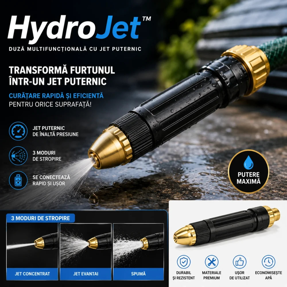 HydroJet™ duză reglabilă cu Presiune