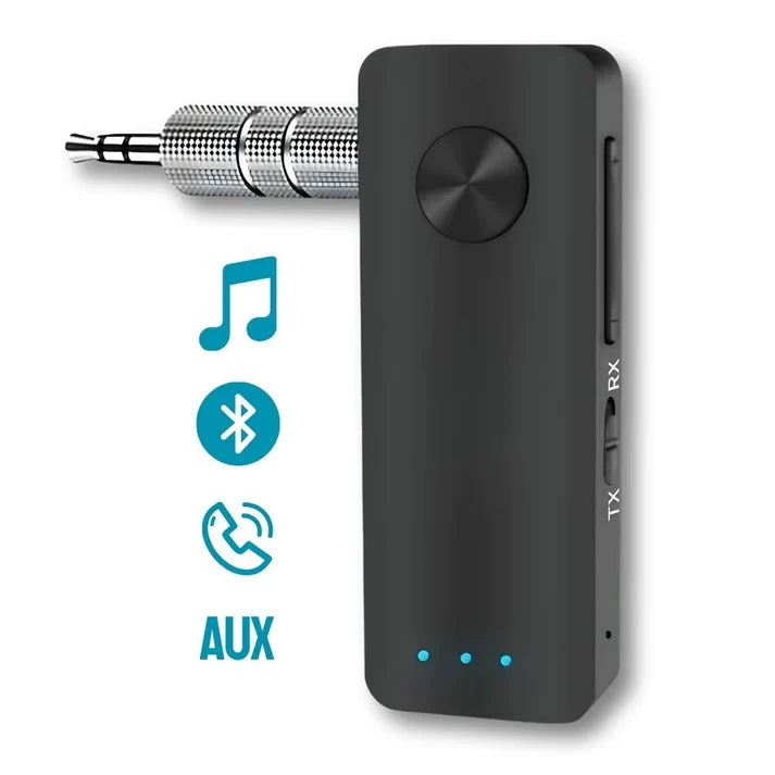 Adaptor Bluetooth AUX pentru muzică și apeluri