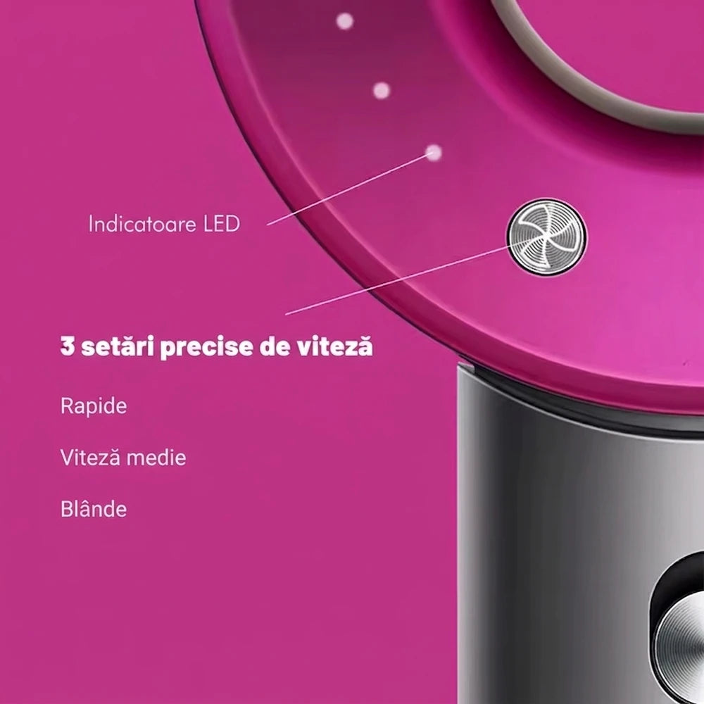 Uscător de Păr Profesional 1600W, 3 moduri, tehnologie cu ioni negativi